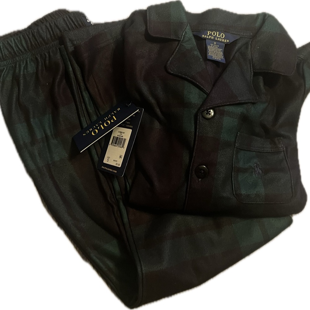 *BRAND NEW* Polo Ralph Lauren Size Small Long Sleeve Shirt & Pants PJ Set